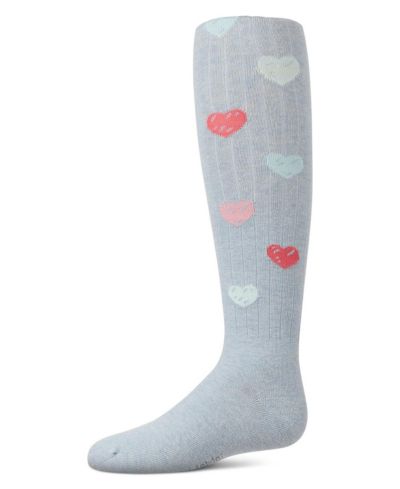 Колготки MeMoi Girls' Multi Heart Graffiti Cotton