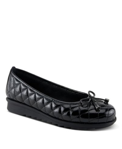 Spring Step Ballequina Ballet Flat with Quilted Leather Upper