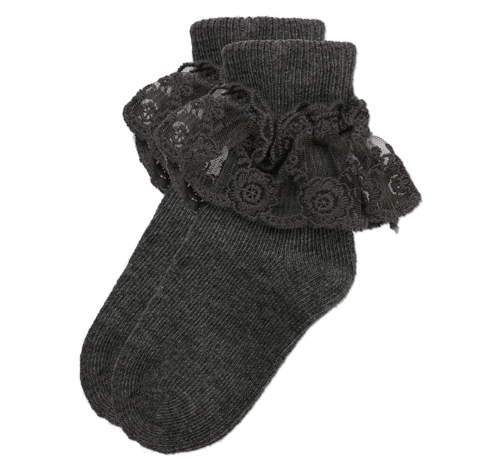 Детские носки MeMoi Layered Lace Cotton Blend с узором