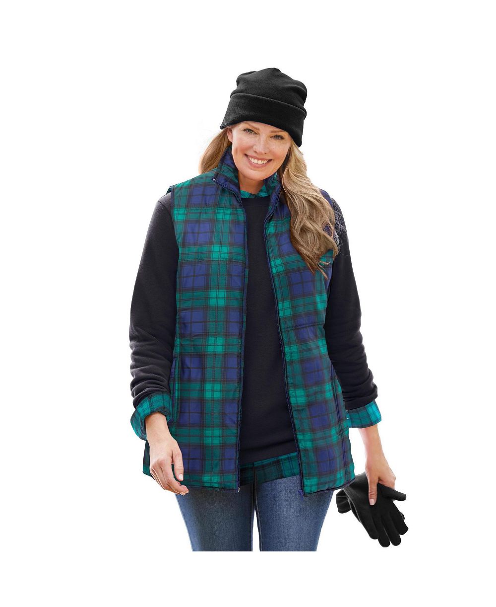 Жилет Woman Within Plus Size Quilted
