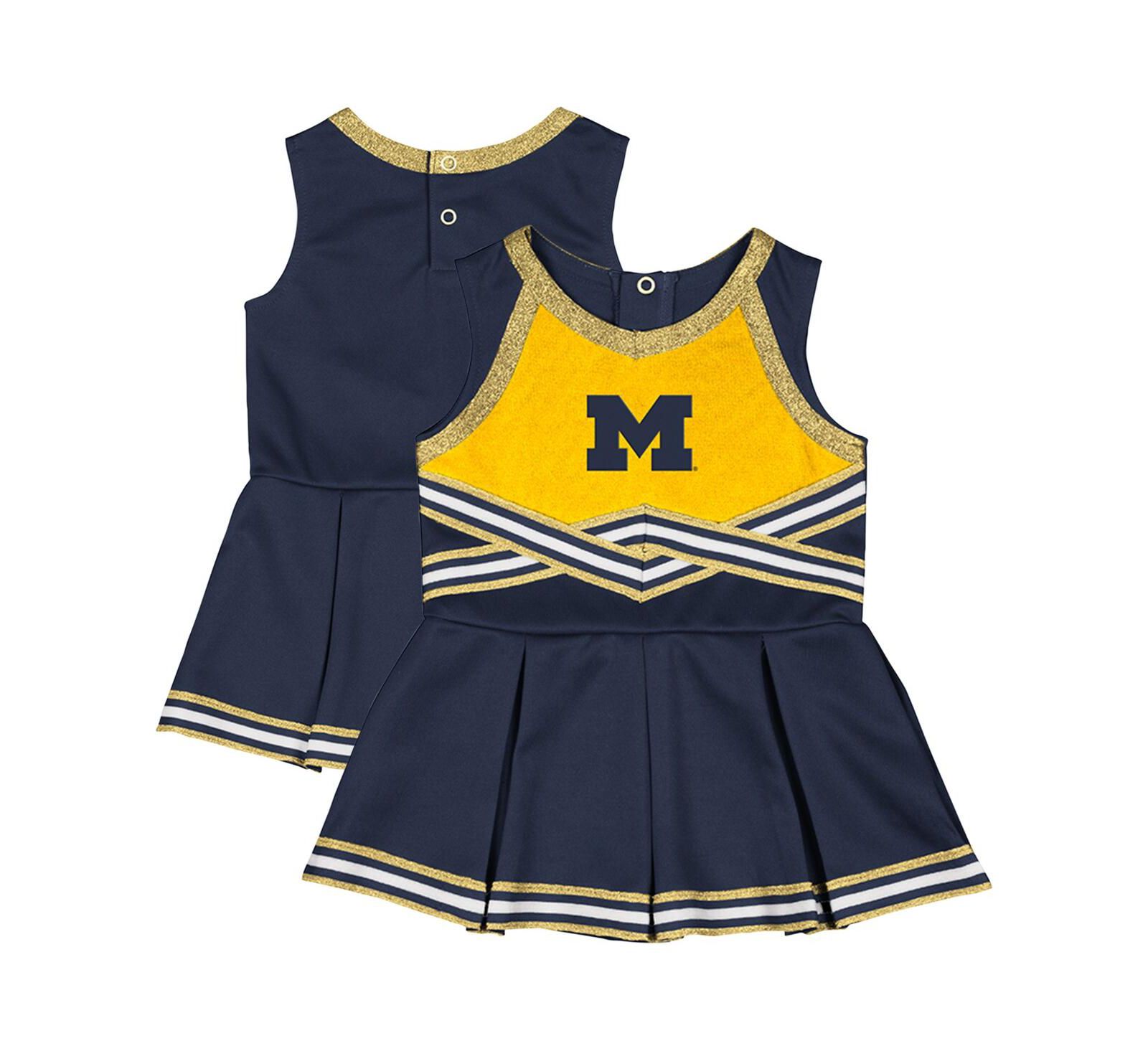 Colosseum Платье для девочек Michigan Wolverines Lollipop Park, темно-синий