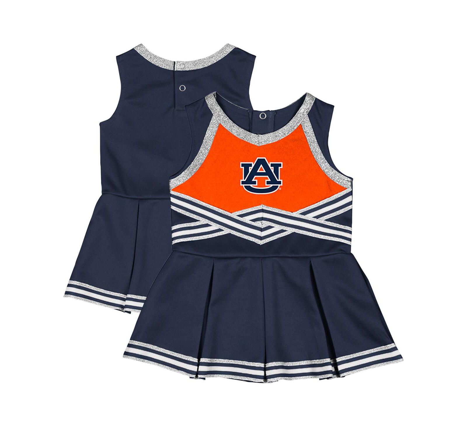 Платье Colosseum для девочек и малышей Navy Auburn Tigers Lollipop Park