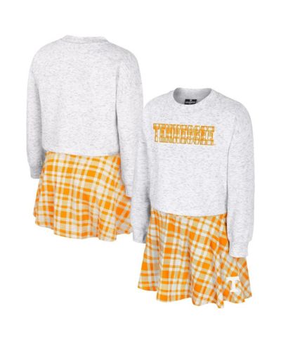 Комплект из юбки и топа Colosseum Gray Tennessee Volunteers для девочек