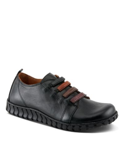 Spring Step Женские слипоны Oxford с кожаным верхом
