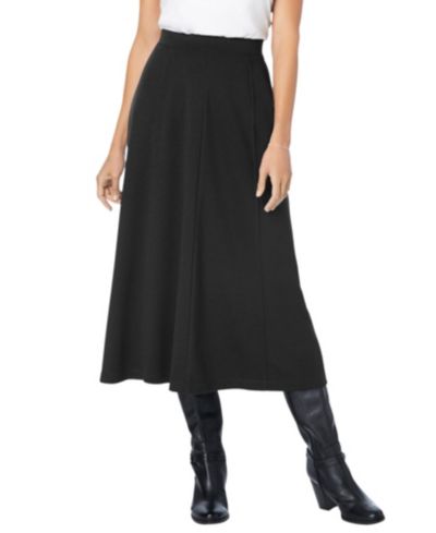 Женская юбка Plus Size Woman Within Ponte Knit A-Line