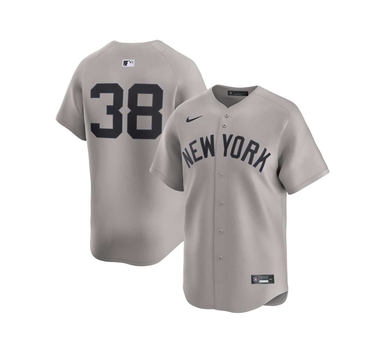 Nike Men's Devin Williams Gray New York Yankees Road Limited Player Jersey