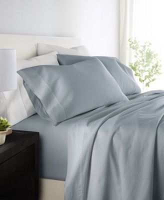 Комплект из 4 простыней ienjoy Home Long Staple 300-Thread Count Cotton Solid, Split King