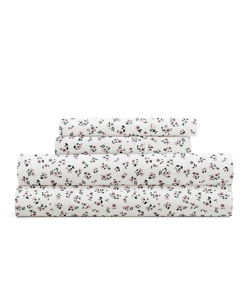 Комплект из 4 простыней ienjoy Home Delicate Blossoms, Full