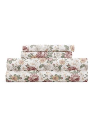 ienjoy Home Delicate Blossoms 4-P.c. Sheet Set, King