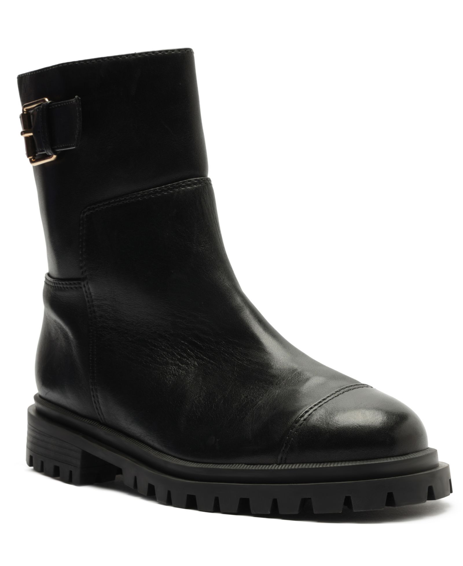 Arezzo Women's Brody Low Block Round Toe Booties