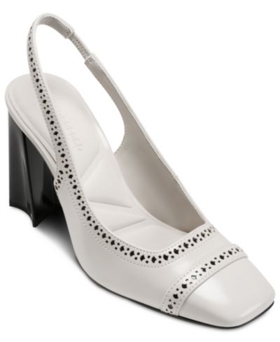 KARL LAGERFELD PARIS Women's Siofra Square Toe Heels