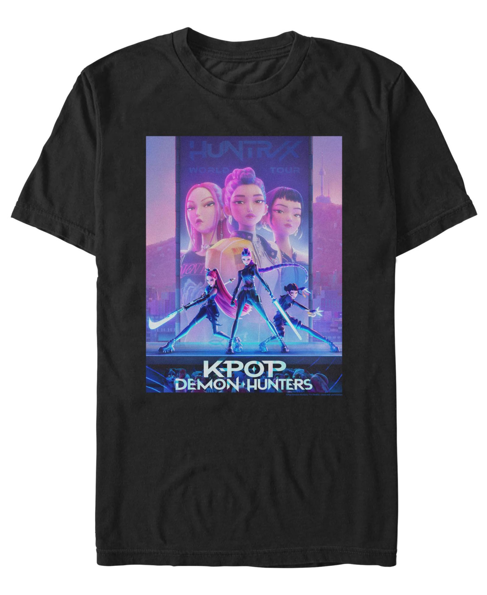 Fifth Sun Men's K-Pop Demon Hunters Poster T-Shirt