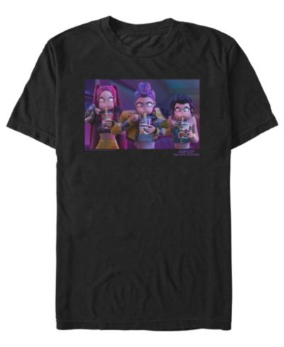 Fifth Sun Men's K-Pop Demon Hunters Eating T-Shirt