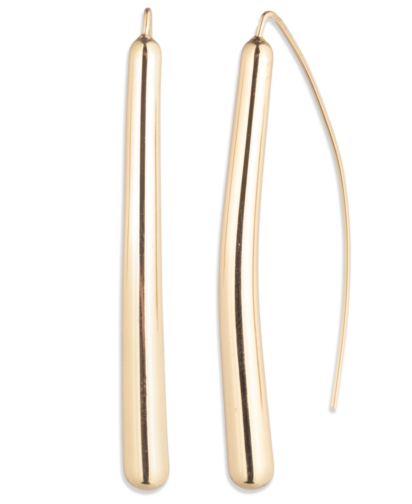 Lauren Ralph Lauren Silver-Tone Sculptural Threader Earrings (also in Gold-Tone)