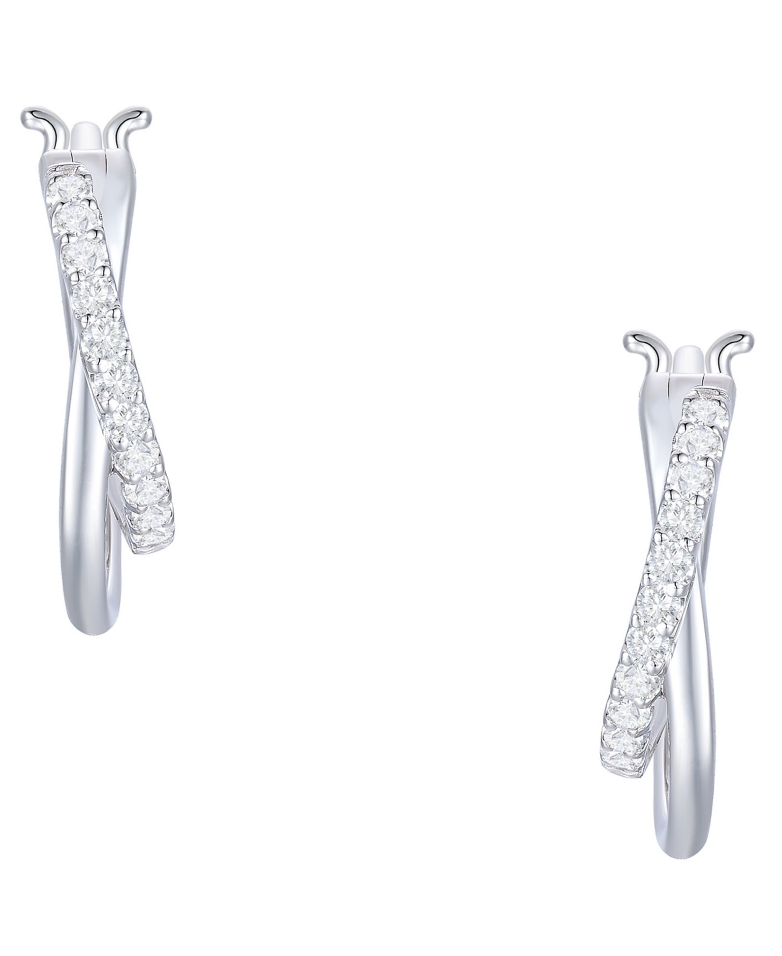 Diamond Earrings (1/5 ct. t.w.) in Sterling Silver
