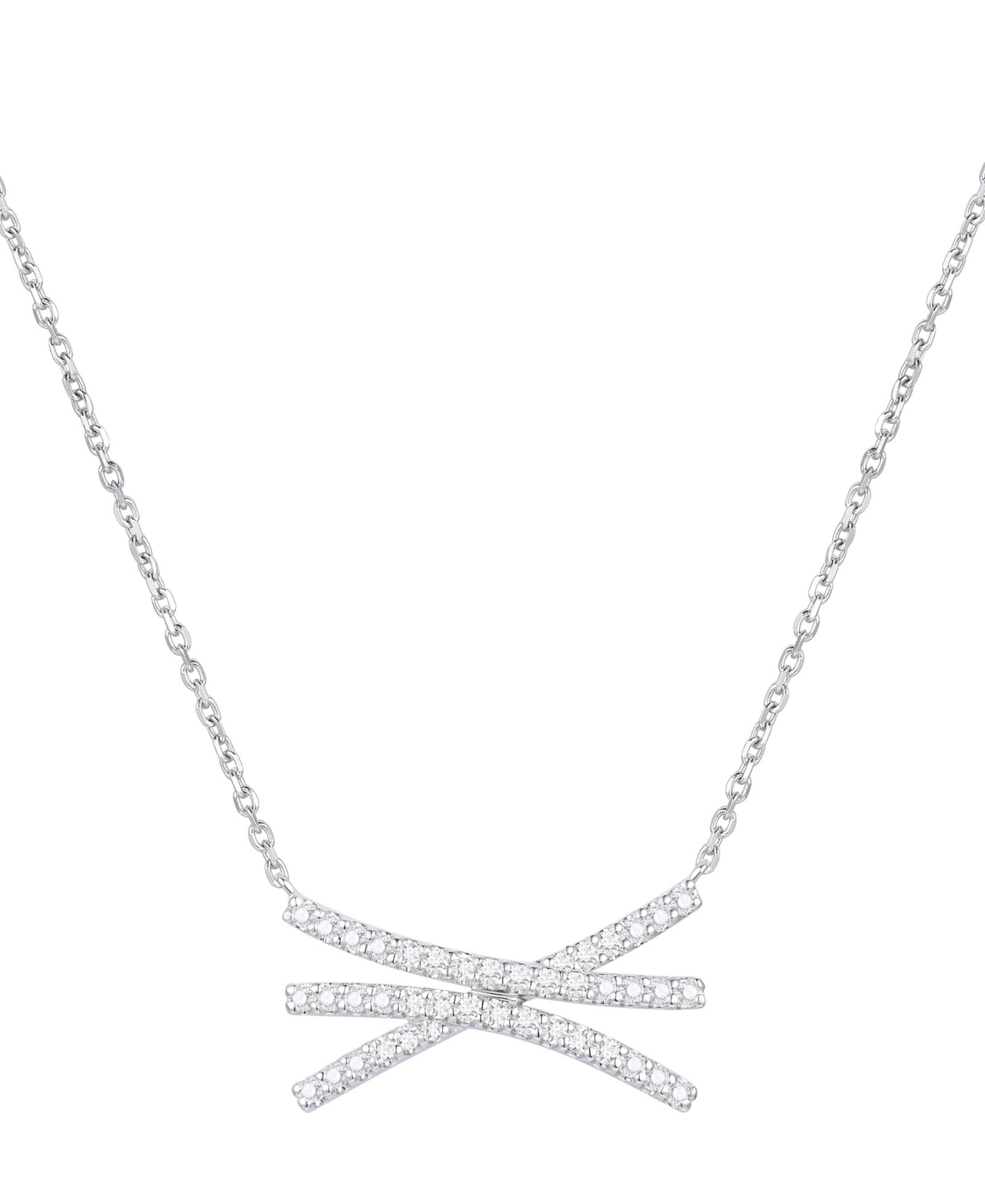 Diamond Necklace (1/3 ct. t.w.) in Sterling Silver