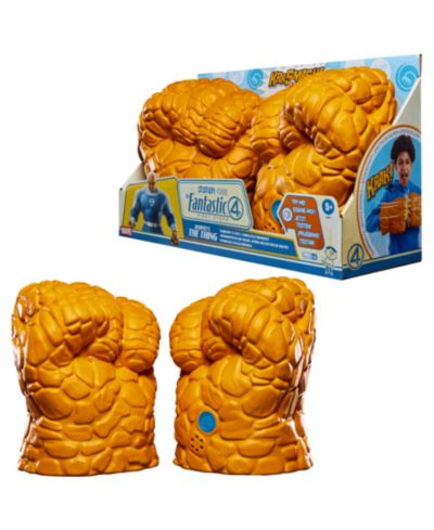 Hasbro Marvel's The Thing Clobberin' FX Sound Effects Fists, 2-Piece, Ages 5+