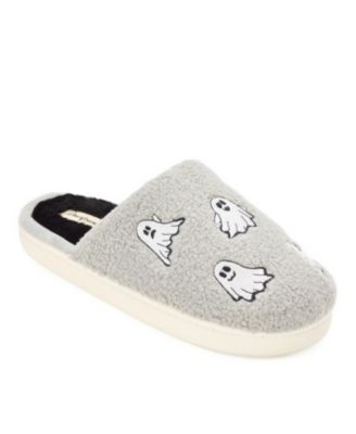 Dearfoams Unisex Adult Halloween Bat Scuff Slipper