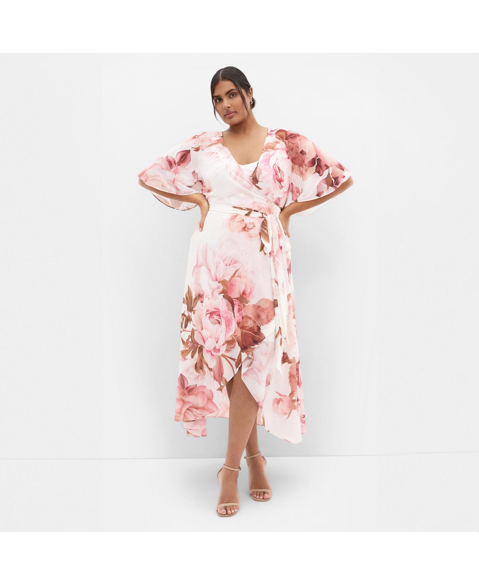 CITY CHIC платье Plus Size с принтом Lovers Lane