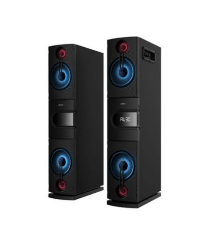 Bluetooth колонка-башня RadioShack 4001975 240W с FM радио караоке и пультом управления