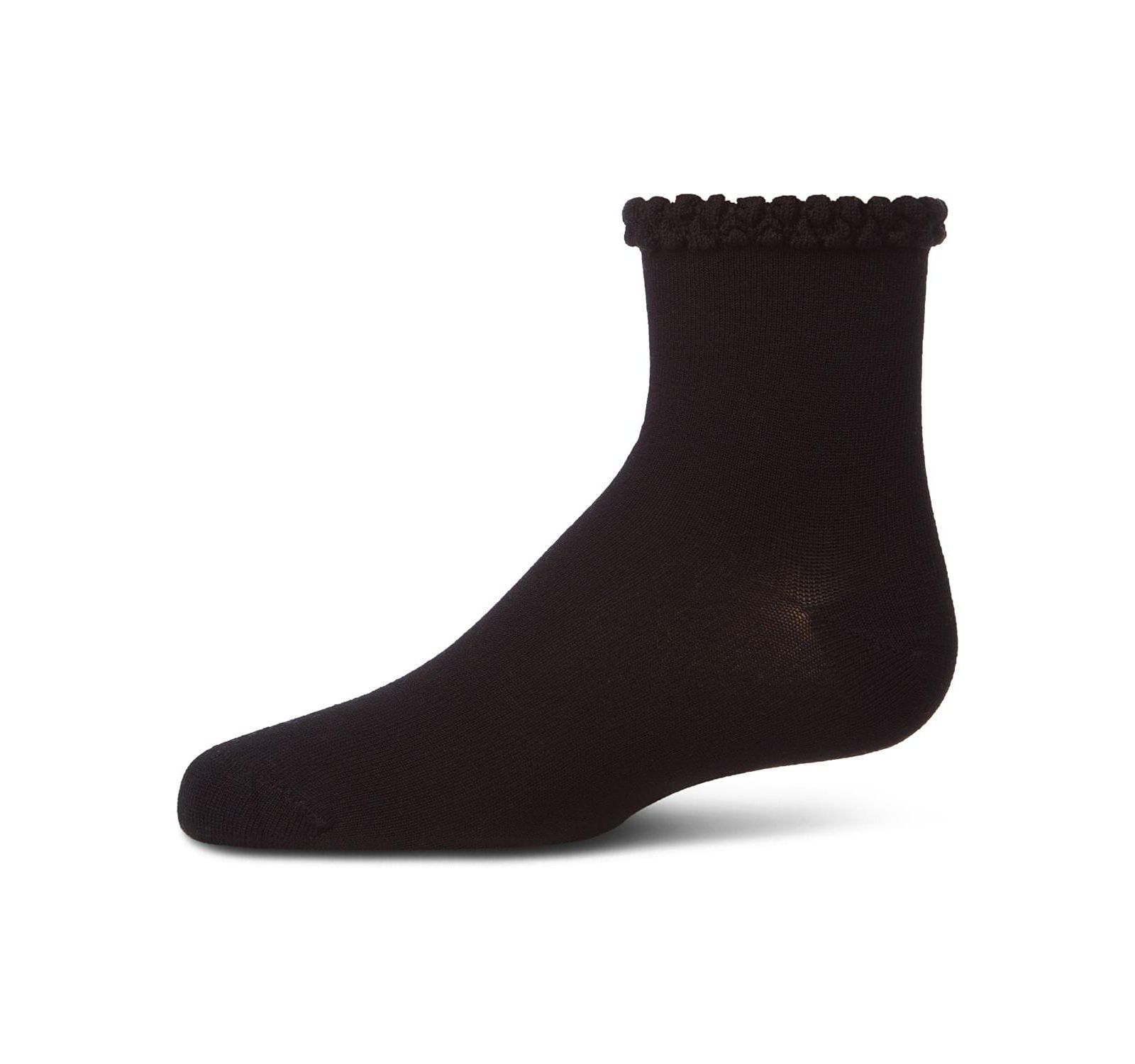 MeMoi Little Girls Bubble Stitch Welt Anklet Socks