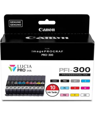 Canon PFI-300 14.4ml 10 Color Ink Pack