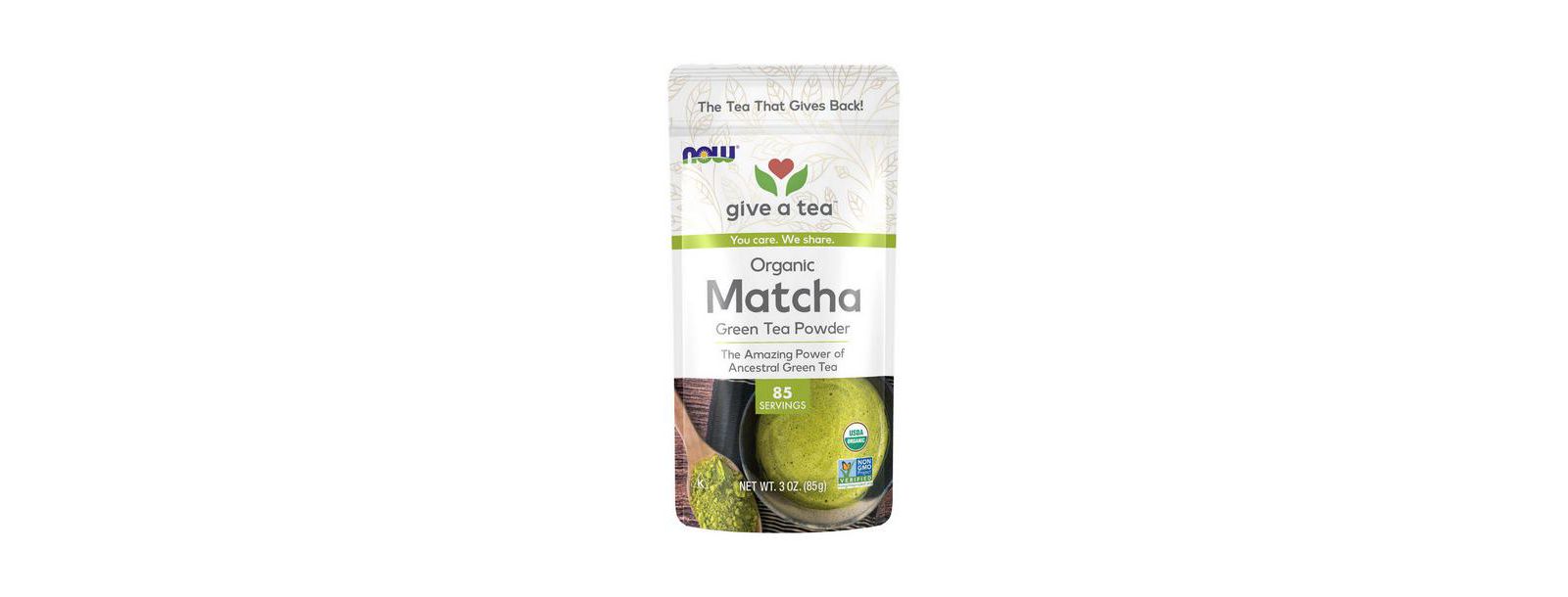 NOW Foods Matcha Green Tea Powder, 3 Oz