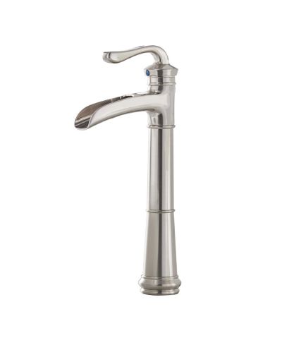 Greenspring Waterfall Single Hole Single-Handle Vessel Bathroom Faucet with Pop-up Drain Assembly