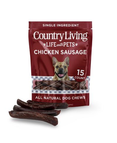 Лакомства для собак Country Living со вкусом курицы и говядины 4”-5” – упаковка 15 шт – мягкие и жевательные