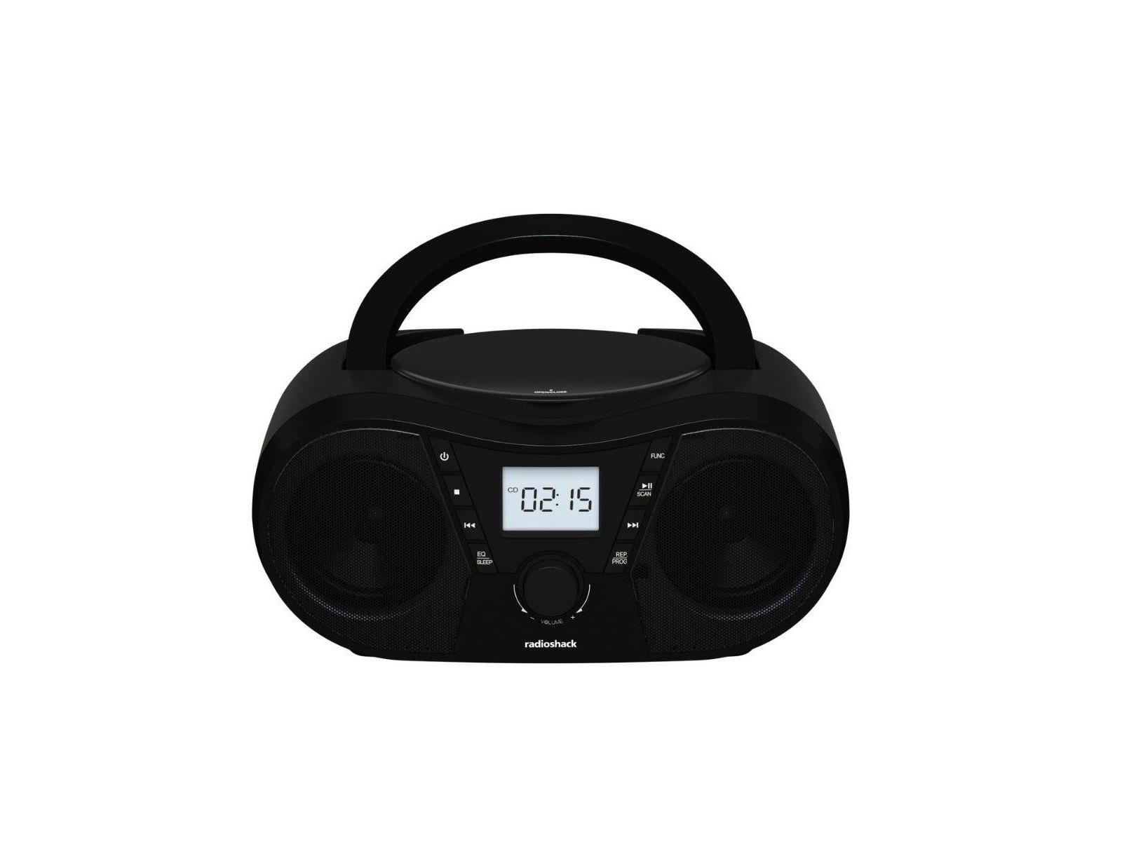 Портативный CD-плеер RadioShack Boombox с Bluetooth, FM, USB и AUX