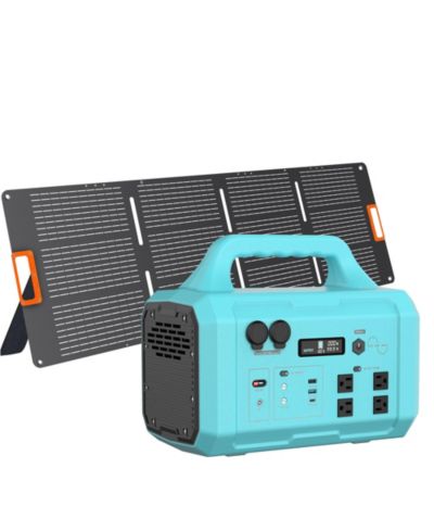 Mondawe 1800W 200W Foldable Solar Panel Portable Power Station Compatible with Home Appliances, RVs, and Travel Devices
