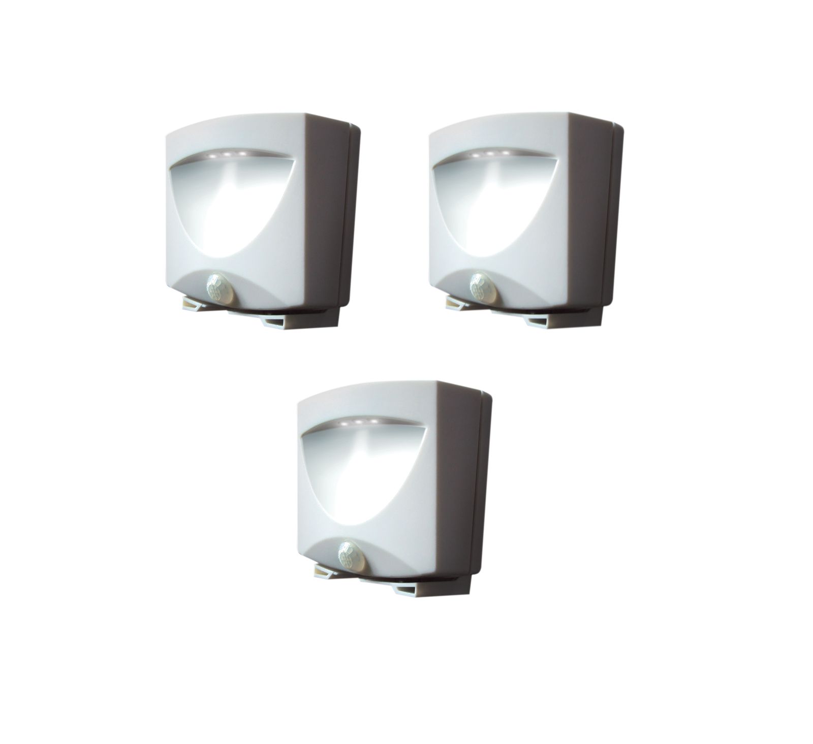 MAXSA Innovations BATTERY-POWERED OUTDOOR NIGHT LIGHT - DARK BRONZE  - 3 PACK