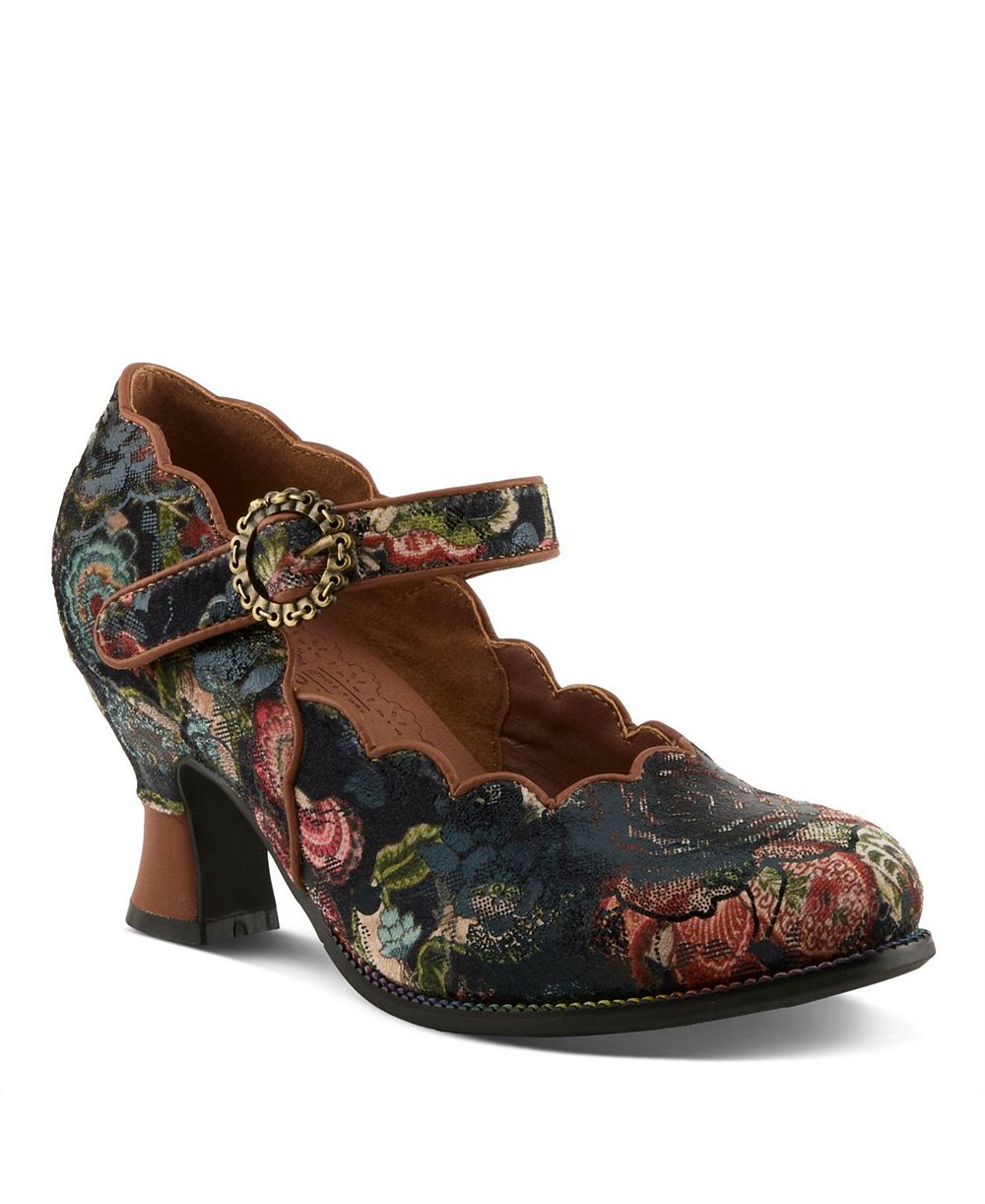 Туфли-лодочки L'Artiste Women's Parchelle с ручной росписью, кожа, D'Orsay