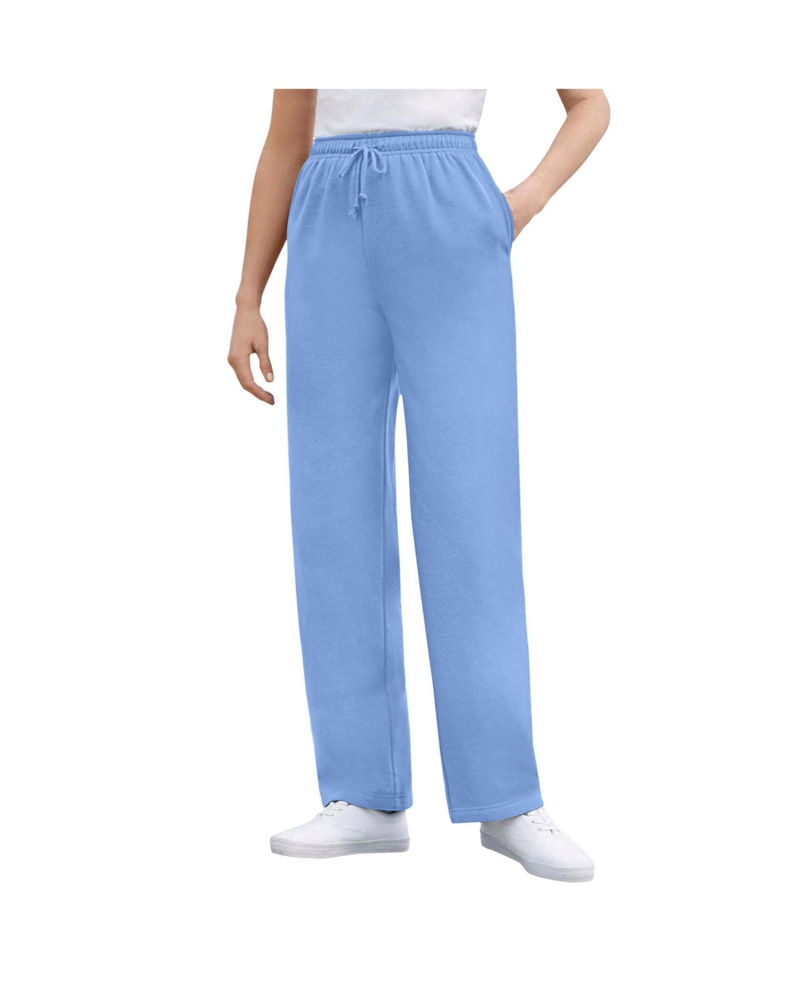 Woman Within Women's Within Tall Better-Fleece Pull-On Drawstring Sweatpants
