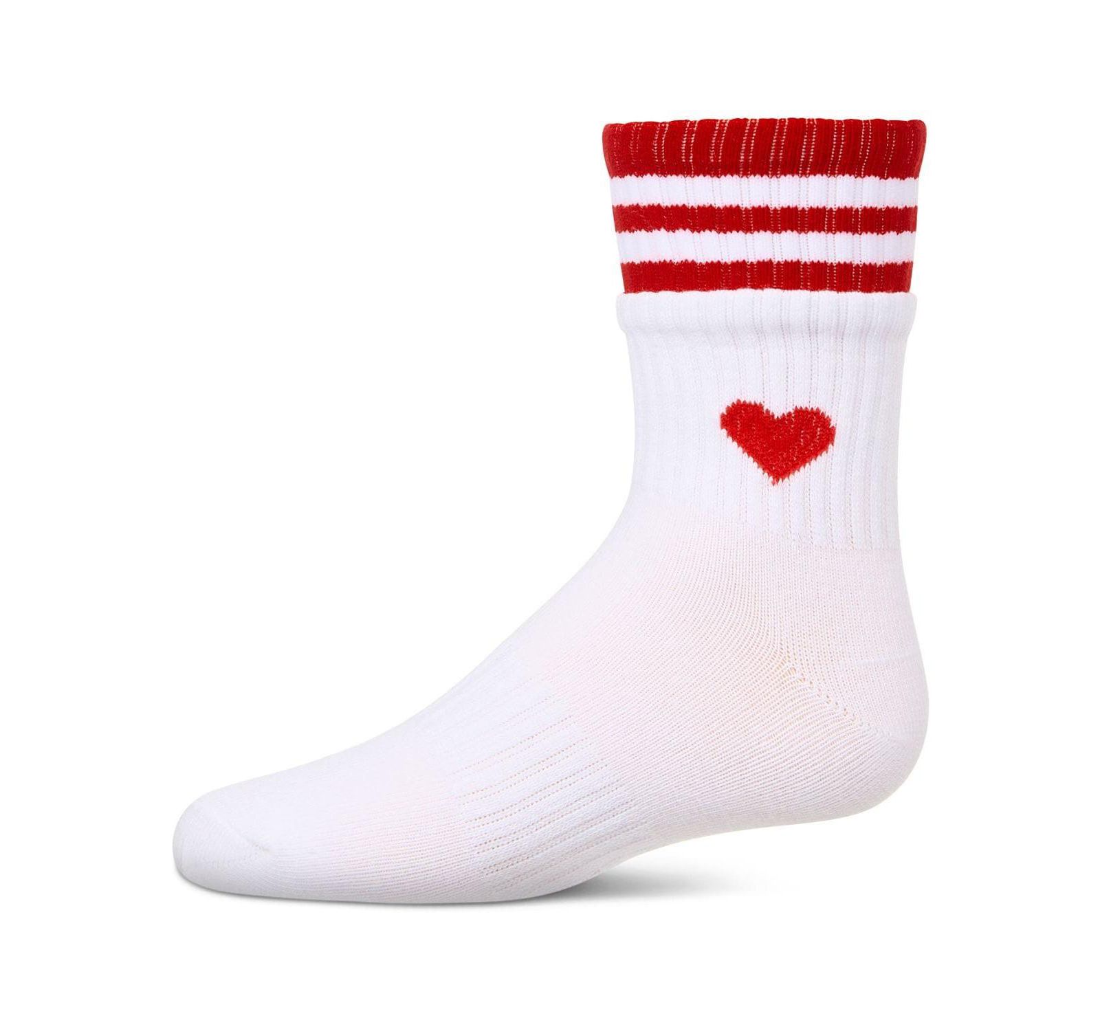 Детские носки MeMoi Sport Rib Heart Crew