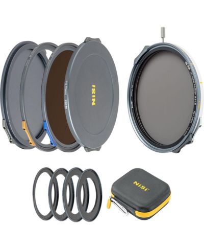 Nisi JetMag Pro 82MAG Variable ND Black Mist Magnetic Filter Kit, Compatible with 67mm, 72mm, 77mm, and 82mm Lenses