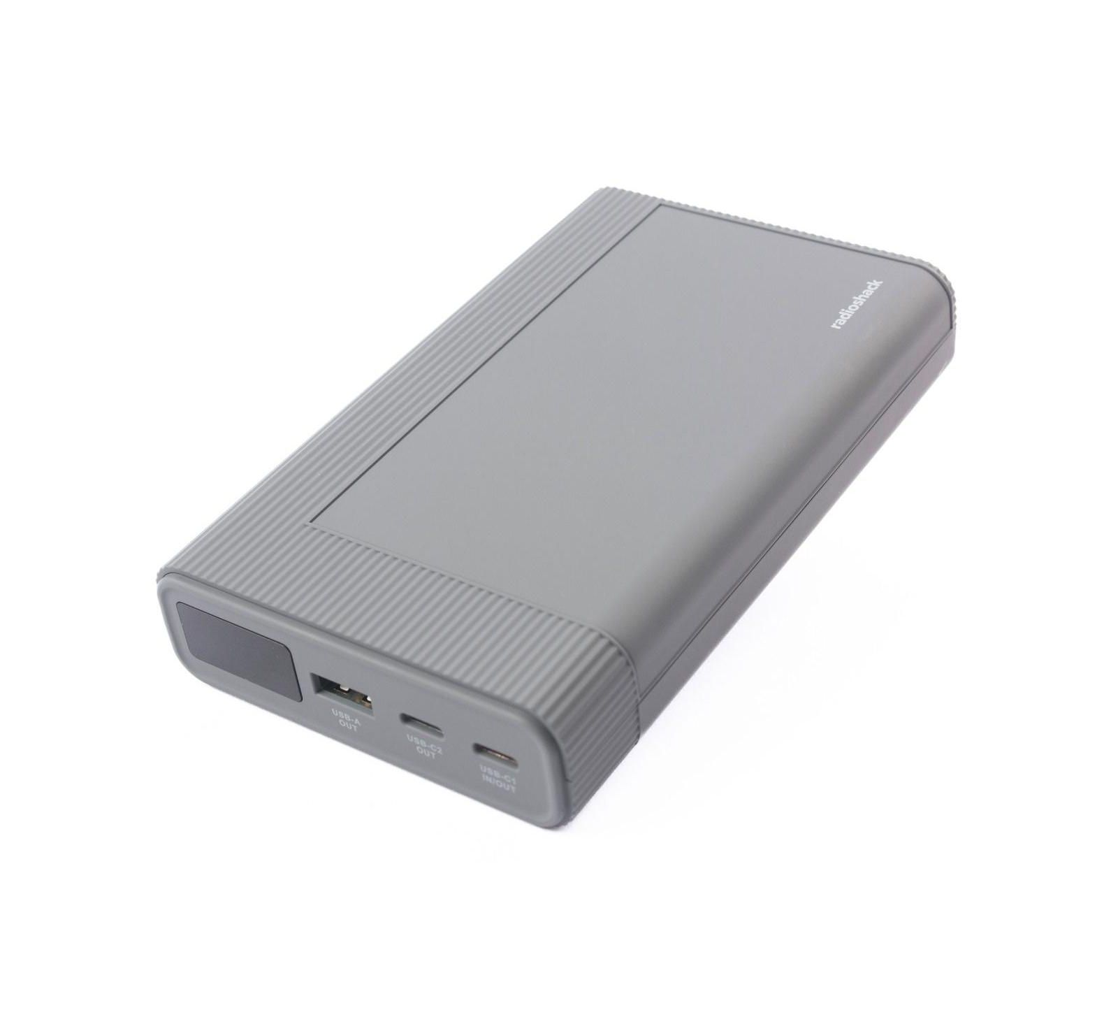 Power Bank Radioshack с быстрой зарядкой USB-C PD 20000 мАч для универсальной совместимости
