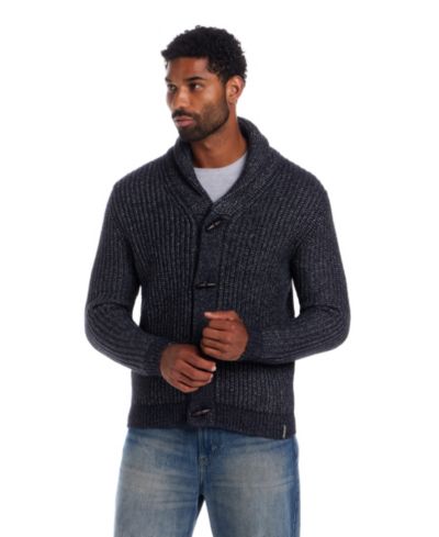 Weatherproof Vintage Men's Mixy Shawl Collar Cardigan Sweater