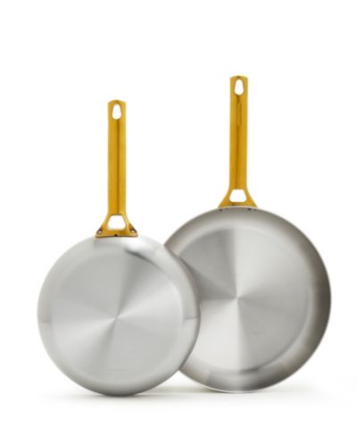 GreenPan Reserve Stainless Steel 2-Pc. Frypan Set