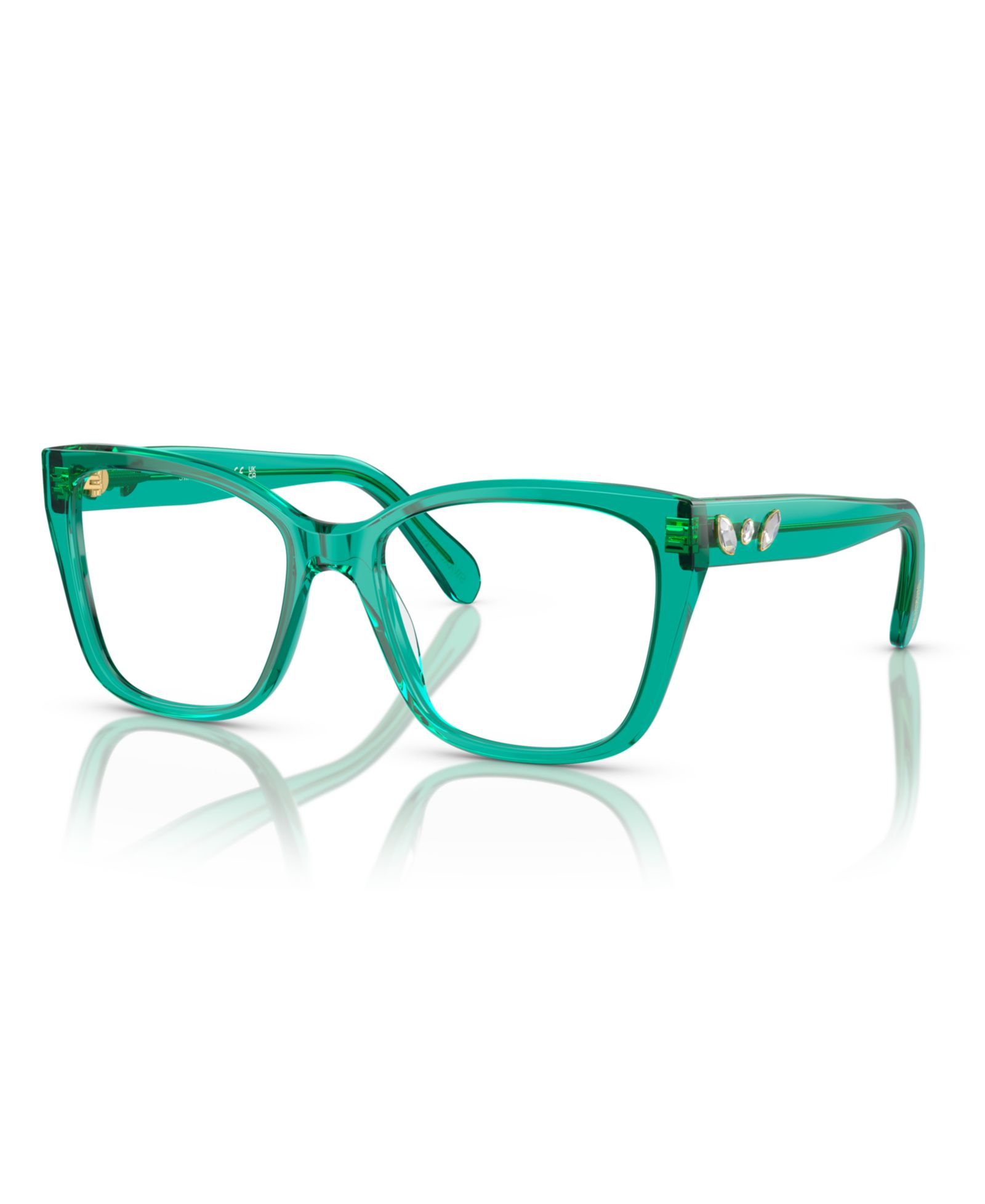 Swarovski Woman Irregular Plastic SK2008 Eyeglasses