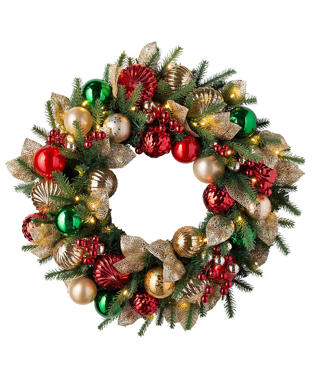 Balsam Hill Рождественский венок Merry and Bright, 30"