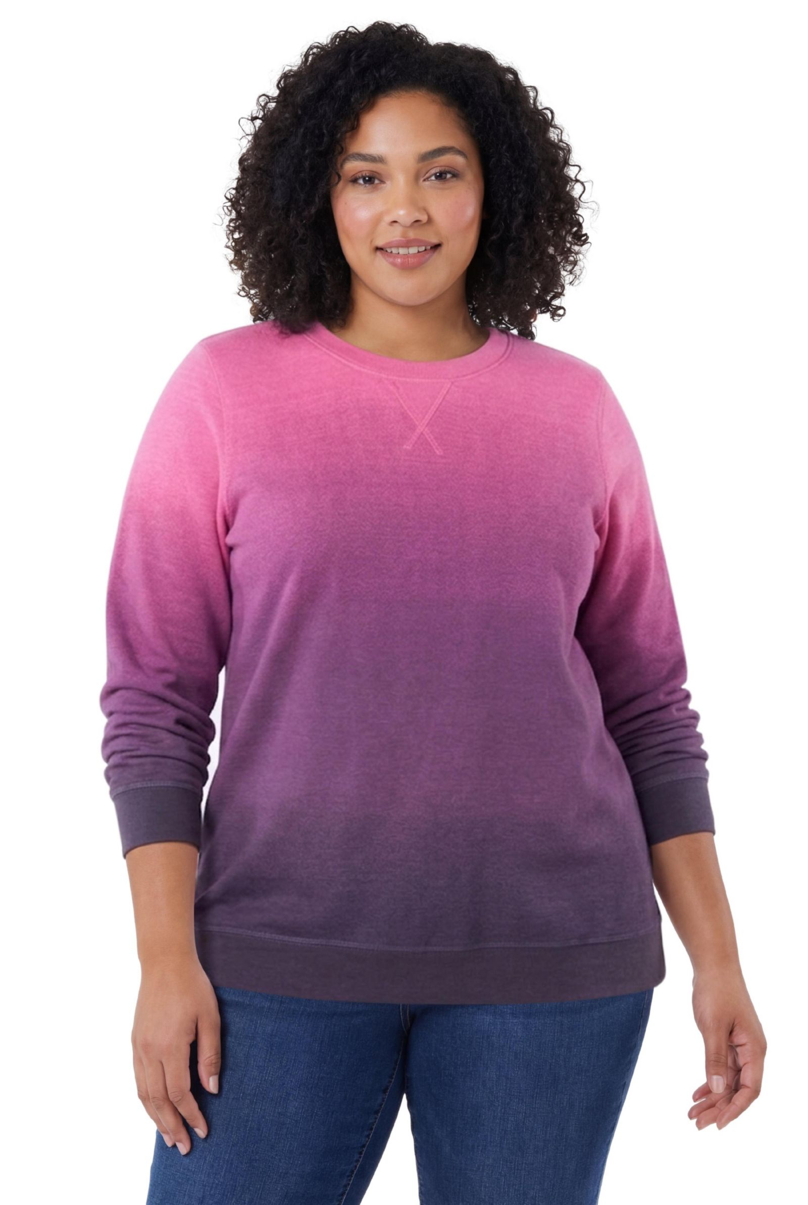 Свитшот Woman Within Plus Size Within Printed