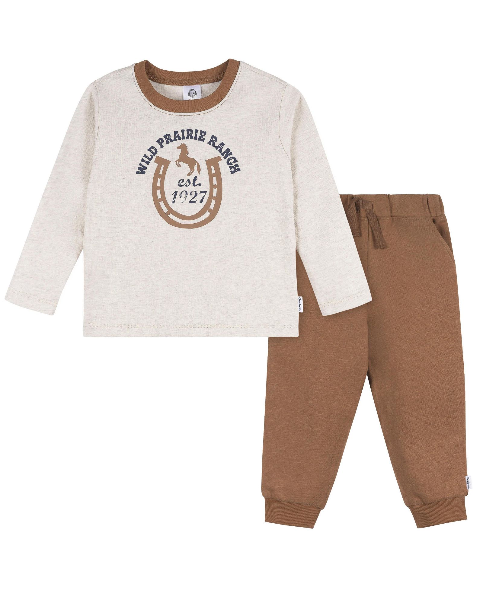 Gerber Toddler Boys 2-Piece Top and Jogger Set