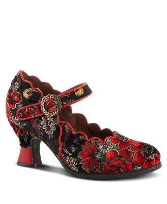 L'Artiste Women's Parchelle Hand-Painted Leather D'Orsay Pumps