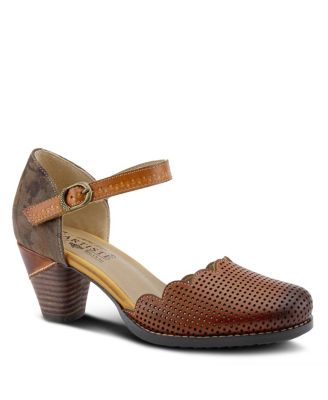 L'Artiste Women's Parchelle Hand-Painted Leather D'Orsay Pumps
