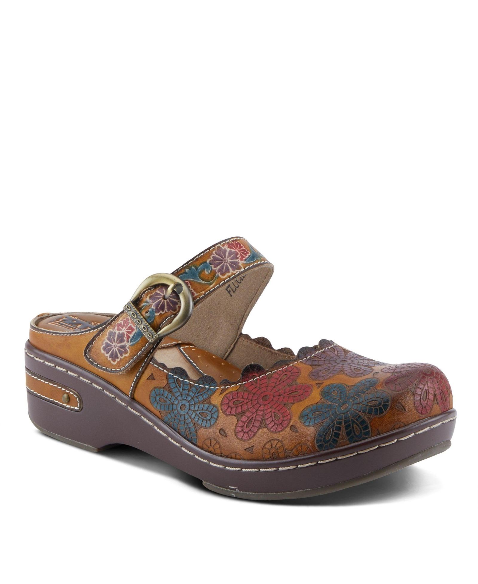 L'Artiste Women's Flochino Leather Clogs