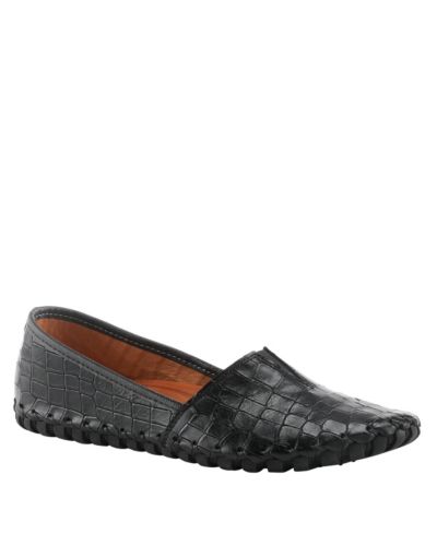 Spring Step Kathaleta-Croco Women's Slip-On with Rubber Sole