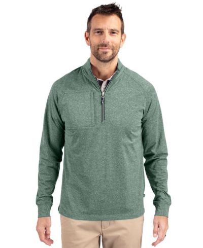 Мужской джемпер Cutter & Buck Adapt Eco Knit Heather Quarter Zip Pullover