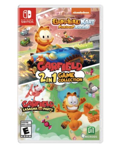 THQ Nordic Garfield 2-in-1 Game Collection: Garfield Kart and Lasagna Party - Nintendo Switch