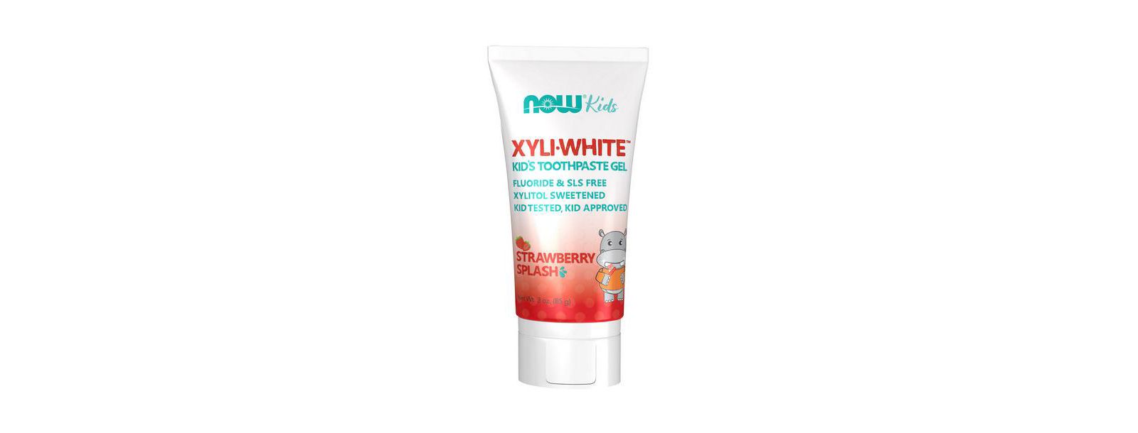 Детская зубная паста-гель NOW Foods XyliWhite Strawberry Splash 3 oz